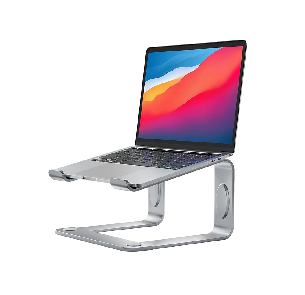 ალუმინის სადგამი ლეპტოპისთვის (თავსებადია  10" - 15.6” ზომის ლეპტოპებთან)