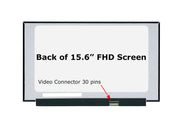 ლეპტოპის ეკრანი 15.6" FHD 1920x1080 30PINS 3.5CM SLIM - სამაგრების გარეშე