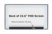 ლეპტოპის ეკრანი 15.6" FHD 1920x1080 30PINS SLIM - სამაგრების გარეშე