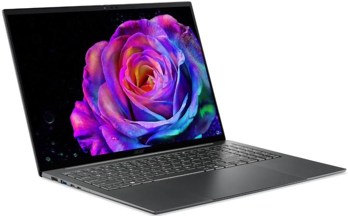 ლეპტოპი Acer Swift 16 AI SF16-71T 16" 2.8K OLED (Ultra 9/16GB/512GB SSD/W11H) - NX.JU1ER.002