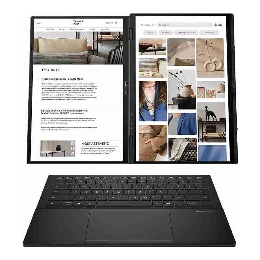 ლეპტოპი Asus Zenbook DUO (2026) 14" 3K OLED (Ultra X9 388H/32GB/1TB SSD/W11H)