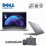 ლეპტოპი Dell Latitude 5420 14" TOUCH FHD (i5-1135G7/16GB/512GB SSD)