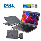 ლეპტოპი (Workstation) Dell Precision 7520 15.6" FHD (i7-7820HQ/32GB/1TB SSD + 1TB HDD/NVIDIA M1200)