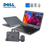 ლეპტოპი (Workstation) Dell Precision 7520 15.6" FHD (i7-6820HQ/64GB/1TB SSD + 1TB HDD/NVIDIA M2200)