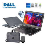 ლეპტოპი (Workstation) Dell Precision 7520 15.6" TOUCH FHD (i7-6820HQ/64GB/1TB SSD + 1TB HDD/NVIDIA M1200)