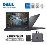 ლეპტოპი (Workstation) Dell Precision 7530 15.6" FHD (i7-8850HQ/64GB/1TB SSD/NVIDIA P3200)