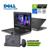 ლეპტოპი (Workstation) Dell Precision 7520 15.6" FHD (i7-6820HQ/32GB/1TB SSD + 1TB HDD/NVIDIA M1200)