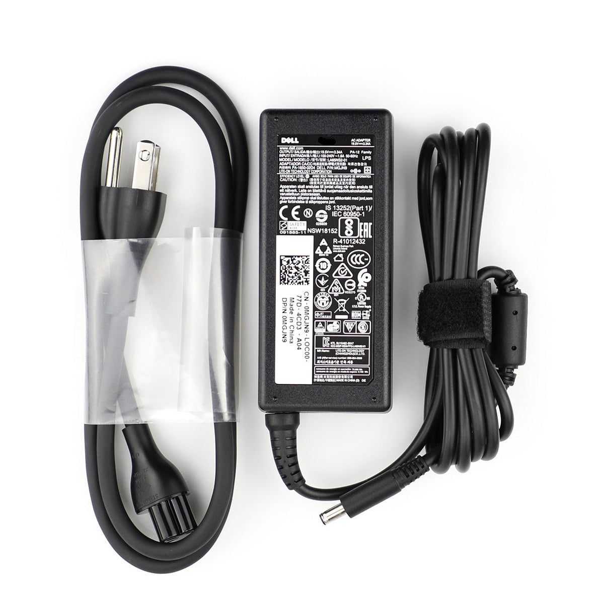 Dell ლეპტოპის ორიგინალი დამტენი 45W 19.5V 2.31A Slim Tip