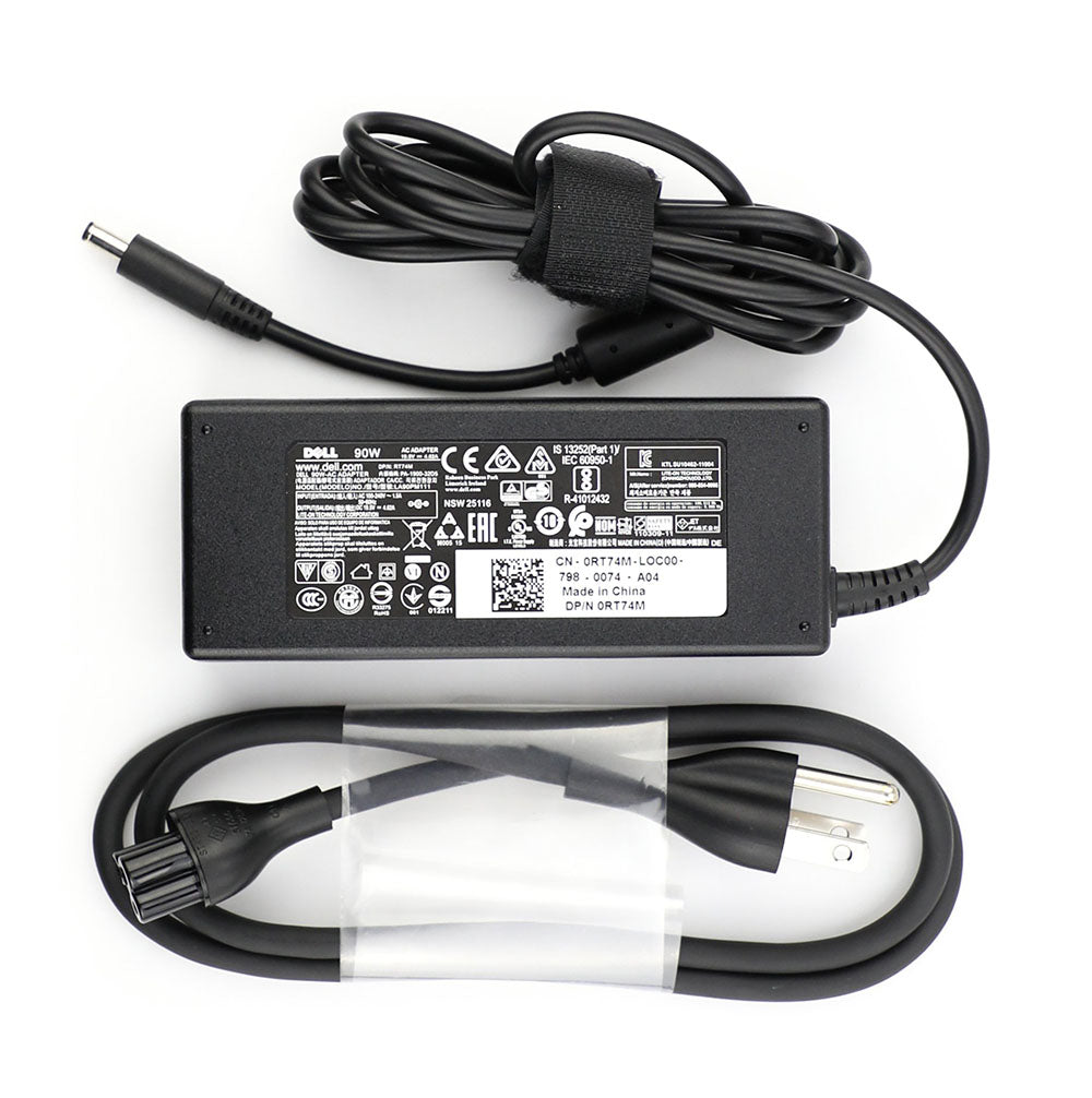 Dell ლეპტოპის ორიგინალი დამტენი 90W 19.5V 4.62A Slim Tip