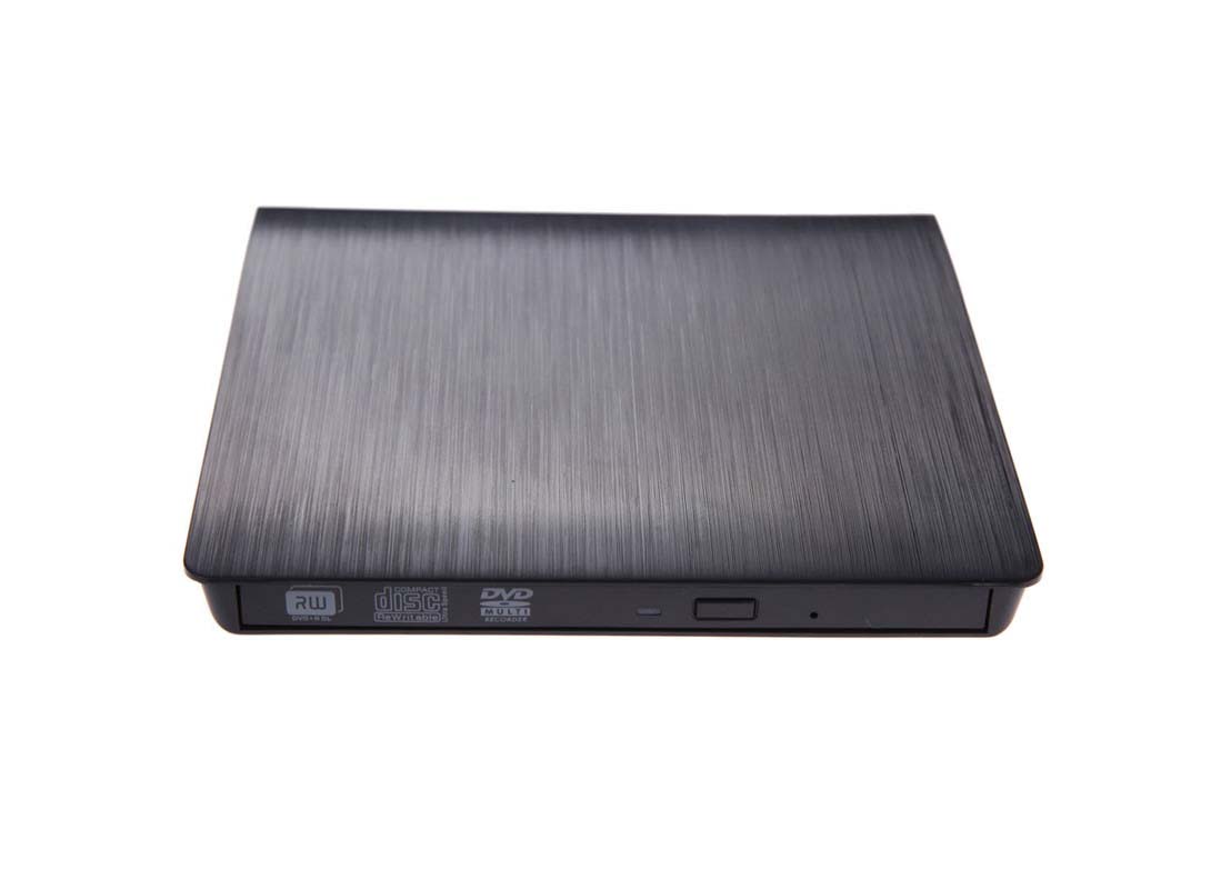 გარე External USB DVD-RW წამკითხველი-ჩამწერი ლეპტოპისთვის ან კომპიუტერისთვის