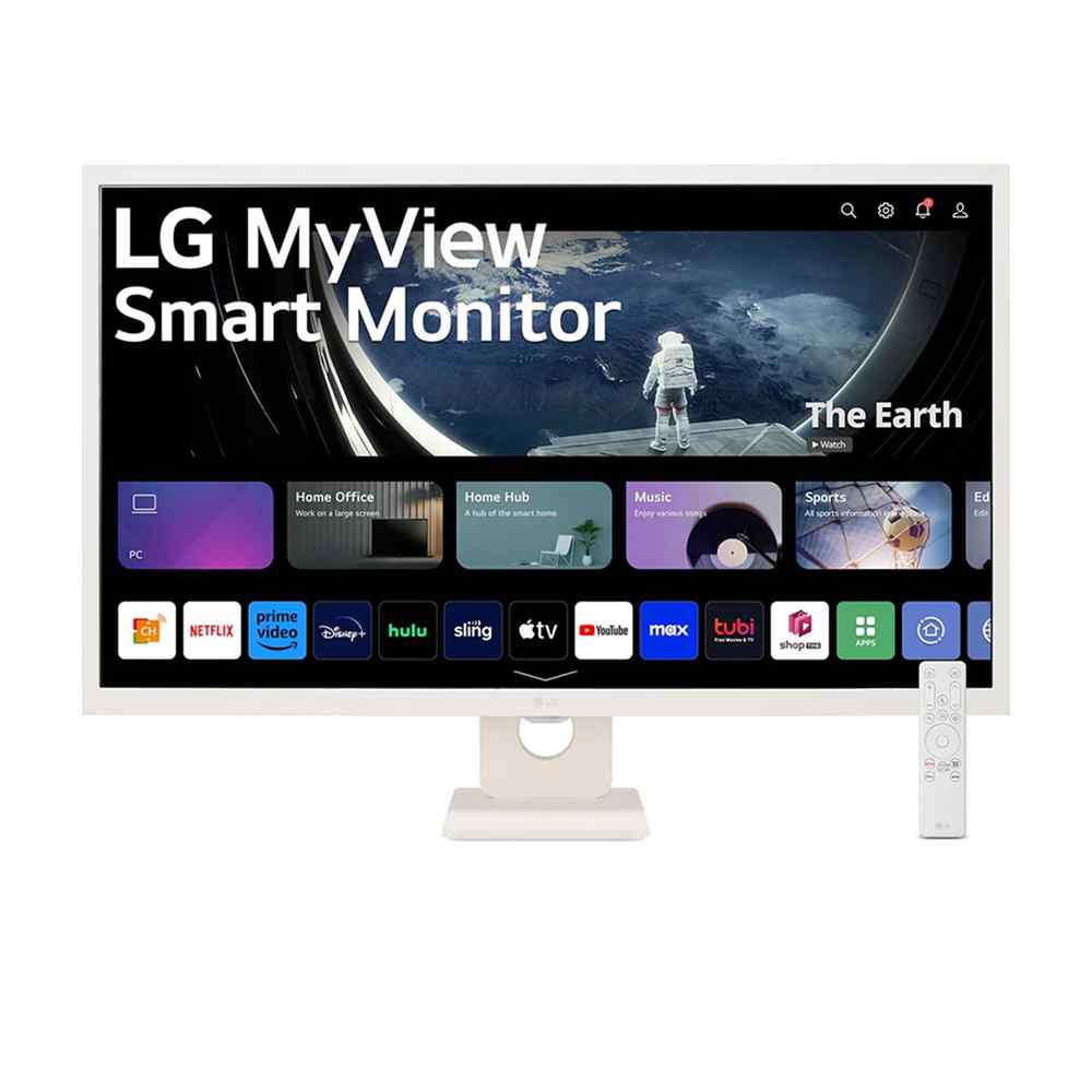 სმარტ მონიტორი LG Smart 32SR50F-W.AMA 31.5" FHD IPS - 32SR50F-W.AMA