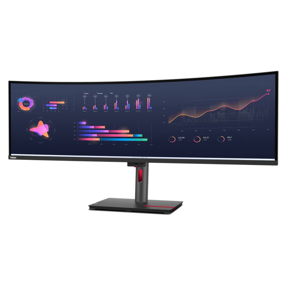 მონიტორი Lenovo ThinkVision P49w-30 Curved 49" DQHD IPS - 63DBRAT1EU