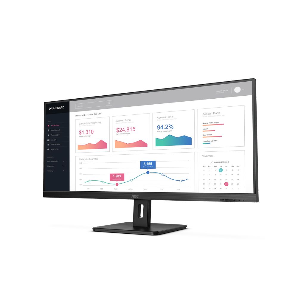 მონიტორი AOC 34'' LCD WQHD VA - U34E2M