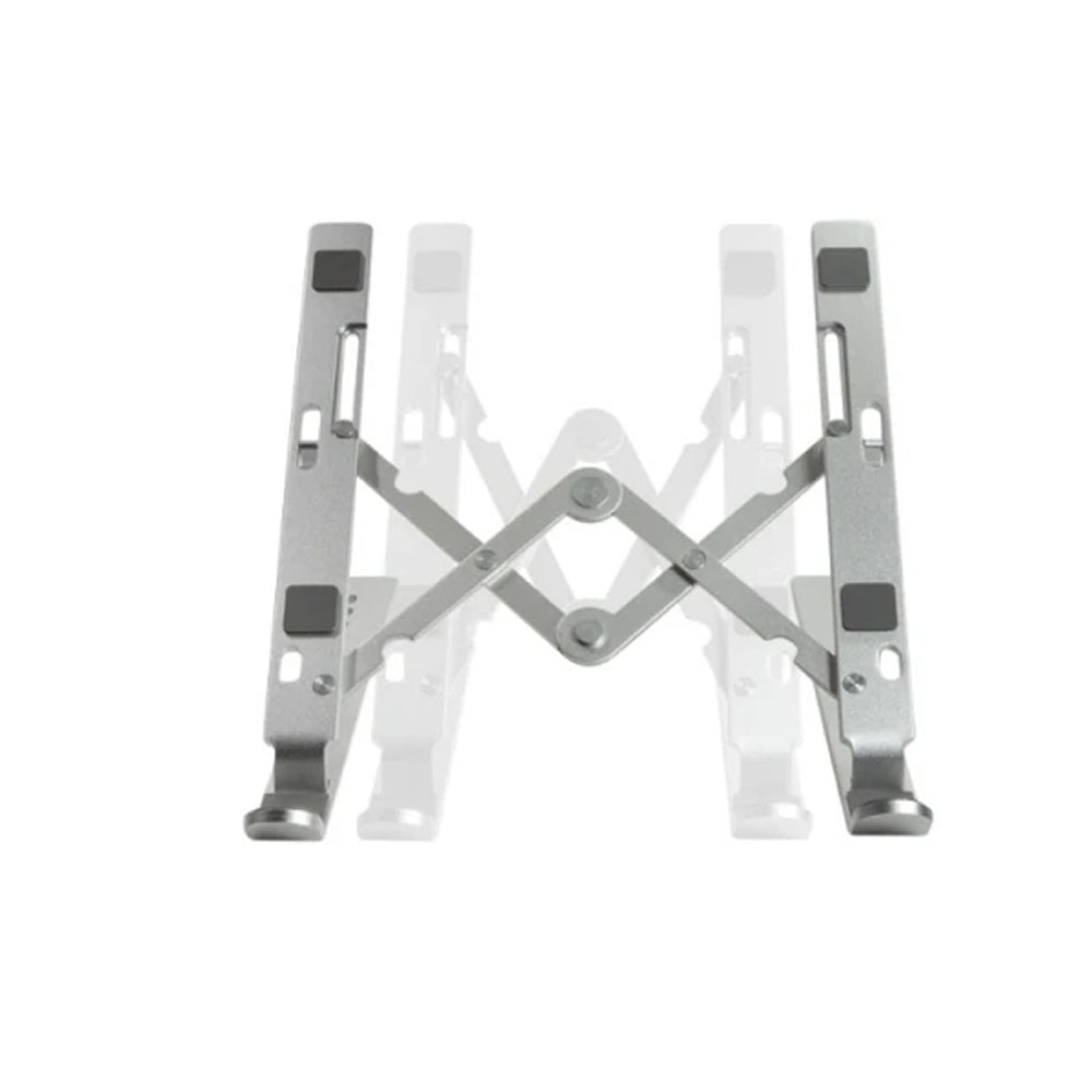 ალუმინის სადგამი ლეპტოპისთვის LogiLink (თავსებადია 10” - 16” -მდე ზომის ლეპტოპებთან) - AA0134