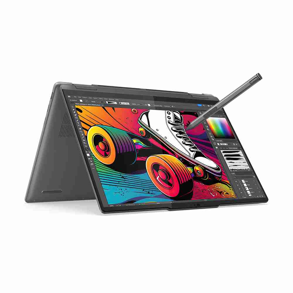 ლეპტოპი Lenovo Yoga 7 14" 2.8K (Ultra 7-155H/32GB/1TB SSD/W11H) - 83DJ00CBRK