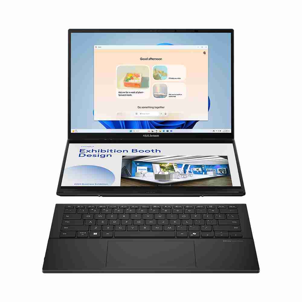 ლეპტოპი Asus ZenBook DUO (2025) EVO 14" 3K OLED (Ultra 7-255H/16GB/1TB SSD/W11H) - UX8406CA-QL080W