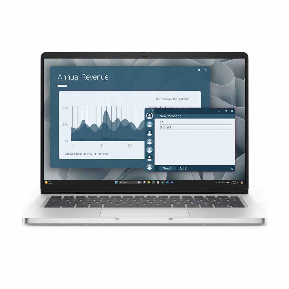 ლეპტოპი Dell Pro 14 PC14255/AMD 14'' FHD+ (Ryzen AI 5 PRO 340/16GB/512GB SSD/W11P) - BTO601_PC14255_EMEA