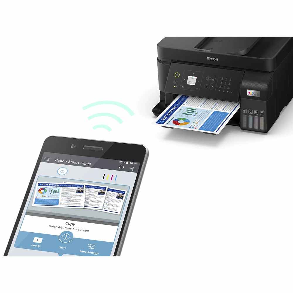 პრინტერი (ფერადი, ჭავლური) Epson EcoTank C11CK57404 L5590 Inkjet Printer - C11CK57404