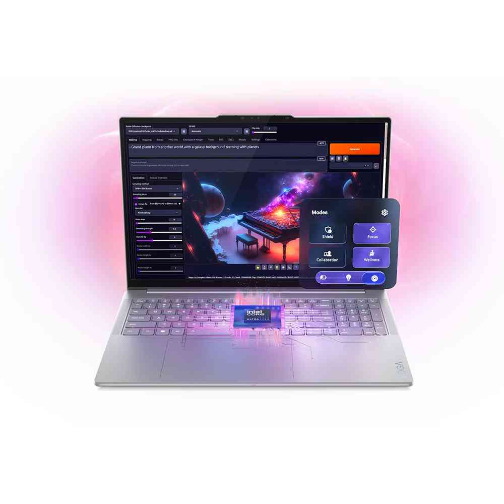 ლეპტოპი Lenovo Yoga Pro 9 16" 2.8K (Ultra 7-255H/32GB/1TB SSD/RTX 5050/W11H) - 83L0003WRK