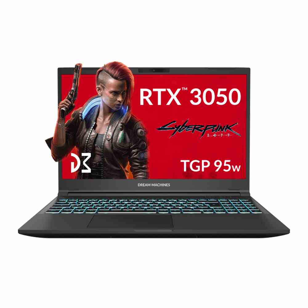 ლეპტოპი თამაშებისთვის (Gaming) Dream Machines 15.6" FHD (i7-13620H/16GB/1TB SSD/RTX 3050) - RG3050-15UA76