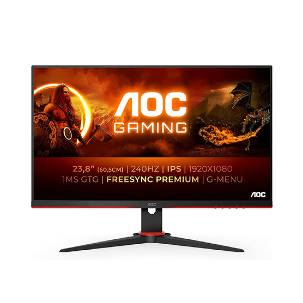 მონიტორი AOC 23.8'' FHD IPS - 24G2ZE/BK