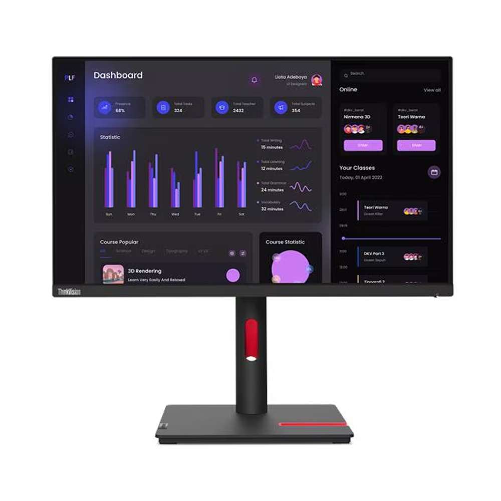 მონიტორი Lenovo ThinkVision T24i-30 23.8" FHD IPS - 63CFMATXEU