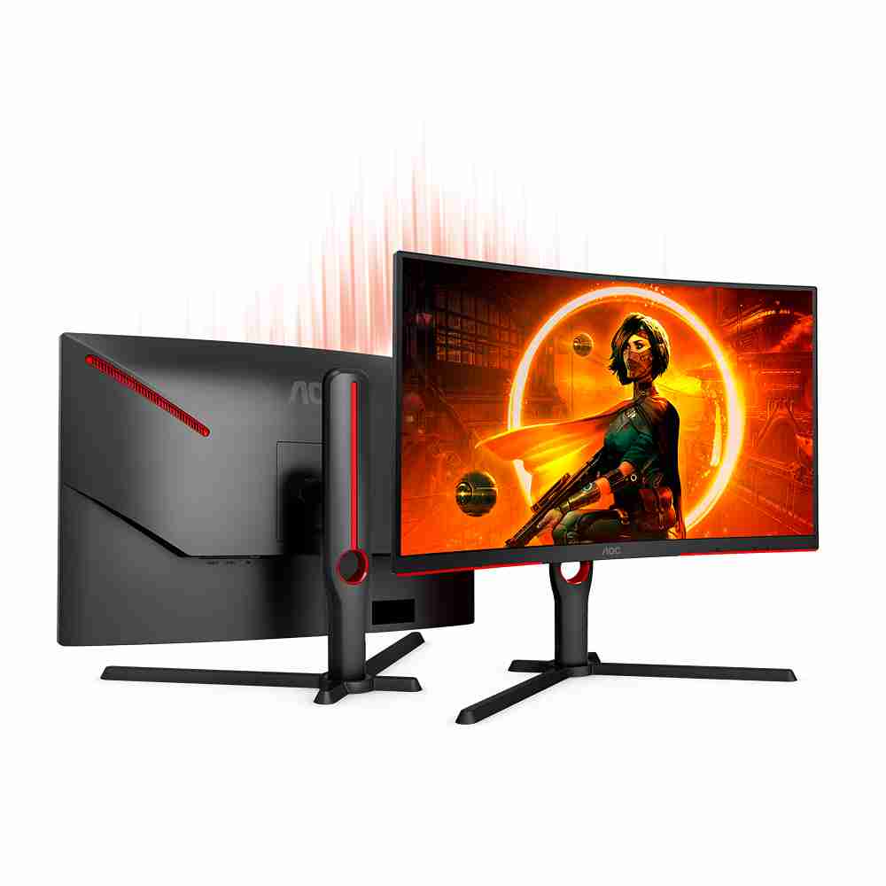 მონიტორი AOC 27'' UHD IPS - U27G3X/BK