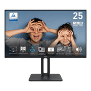 მონიტორი MSI PRO MP251P 23.8” (60cm) FHD IPS - 9S6-3PC29M-033