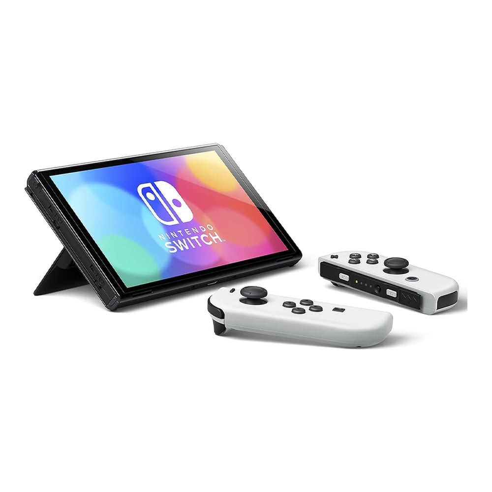 პორტატული სათამაშო კონსოლი Nintendo Switch (OLED Model) 64GB White - HEG-001