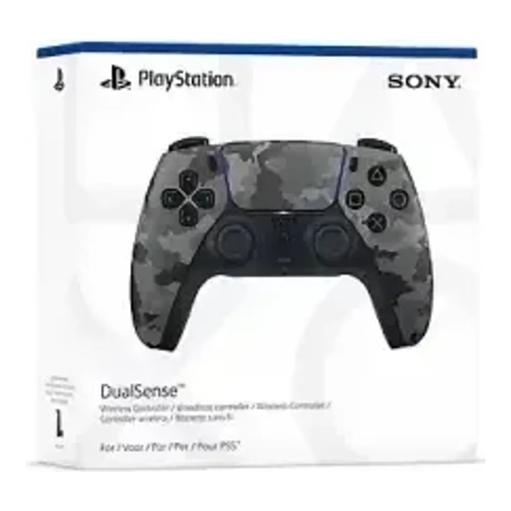 უსადენო კონტროლერი PlayStation DualSense Wireless Controller - Gray Camouflage - 0711719023708