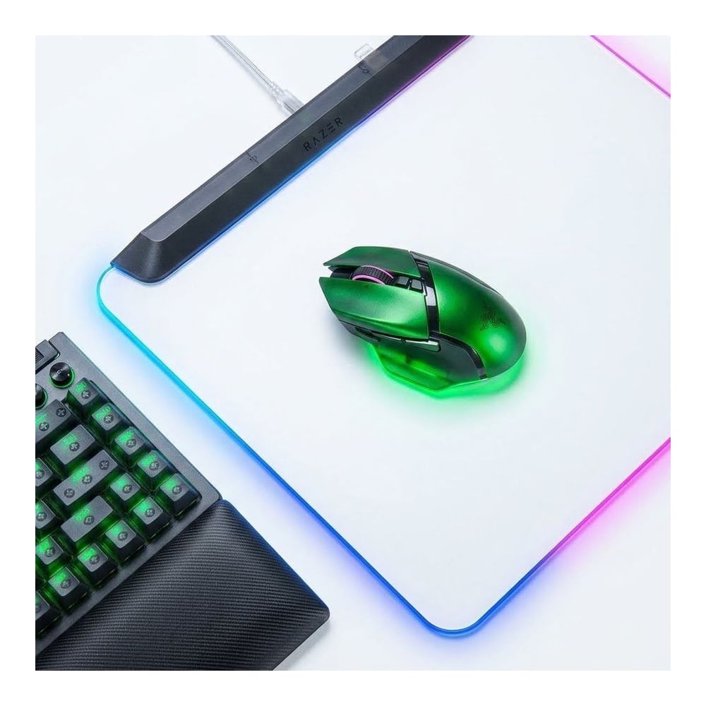 გეიმინგ მაუსი Razer Basilisk V3 Pro 35K Phantom Green Edition - RZ01-05240300-R3G1