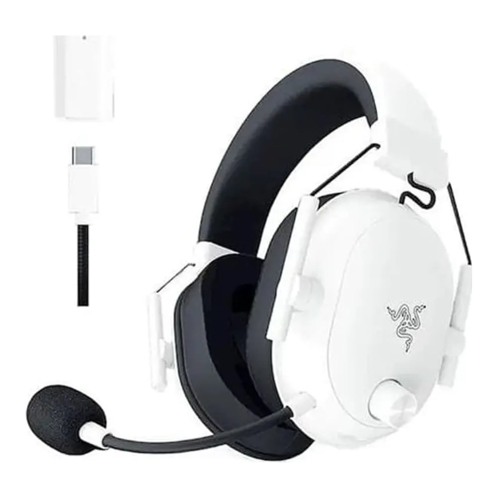 გეიმინგ ყურსასმენი Razer Headset BlackShark V3, USB-A/BT, white - RZ04-05410400-R3M1