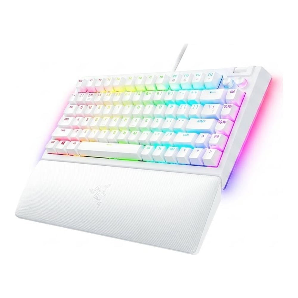 გეიმინგ კლავიატურა Razer BlackWidow V4 75% Mechanical (Phantom White) - RZ03-05003500-R3M1