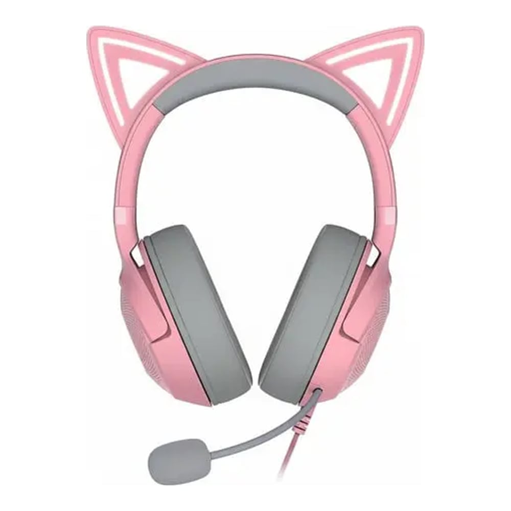გეიმინგ ყურსასმენი Razer Headset Kraken Kitty V2 (Quartz Edition) - RZ04-04730200-R3M1