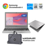 ლეპტოპი Samsung Chromebook 4 11.6" HD (C-N4020/4GB/32GB SSD)