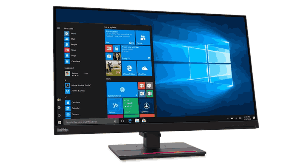მონიტორი Lenovo ThinkVision T27q-20 27" QHD IPS - 61EDGAT2EU