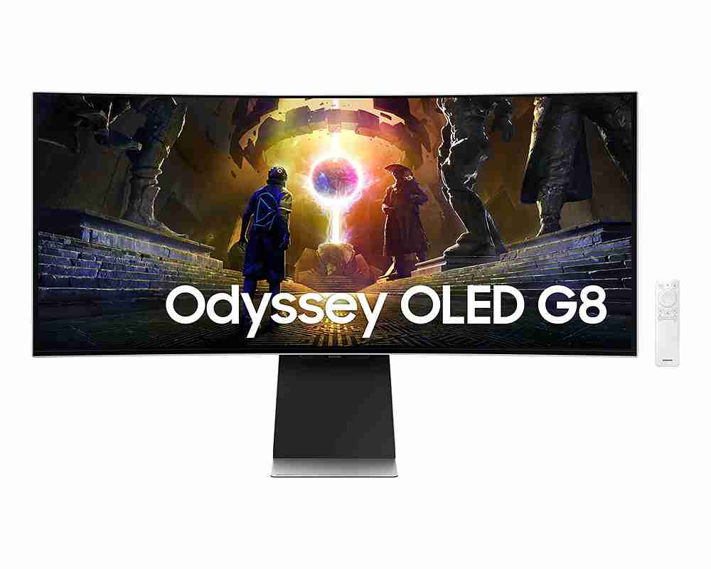 გეიმინგ მონიტორი Samsung Odyssey G8 34" OLED - LS34DG852SIXCI