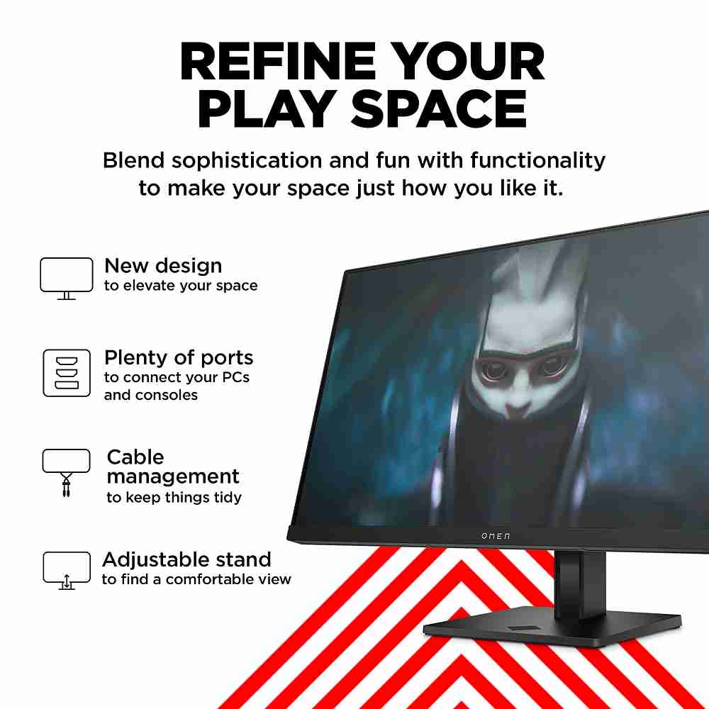 გეიმინგ მონიტორი HP OMEN 24 Gaming 23.8'' FHD IPS - 780D9E9