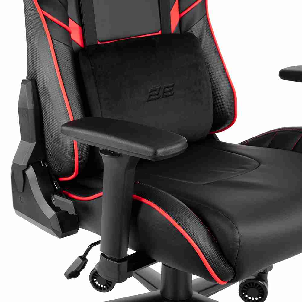გეიმინგ სკამი 2E Gaming chair HIBAGON Black/Red - 2E-GC-HIB-BKRD