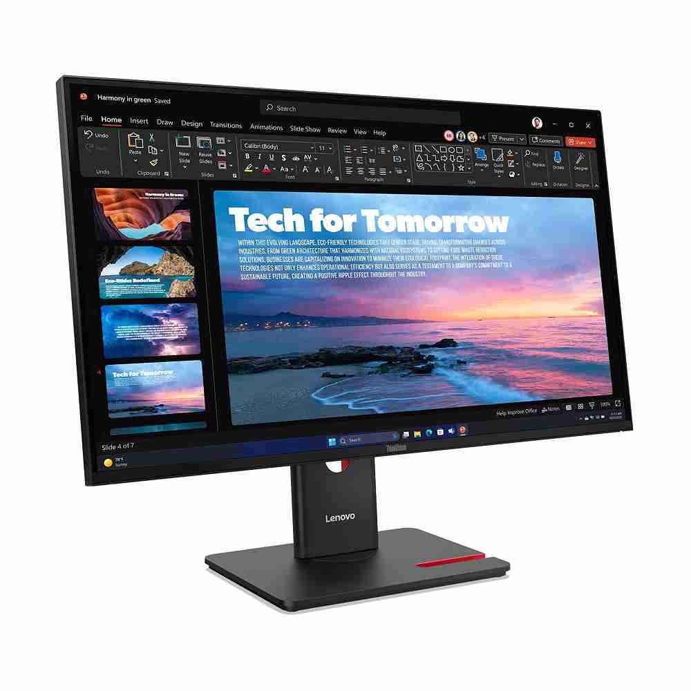 მონიტორი Lenovo ThinkVision T27QD-40 27" QHD IPS - 64AAGAR2EU/GE