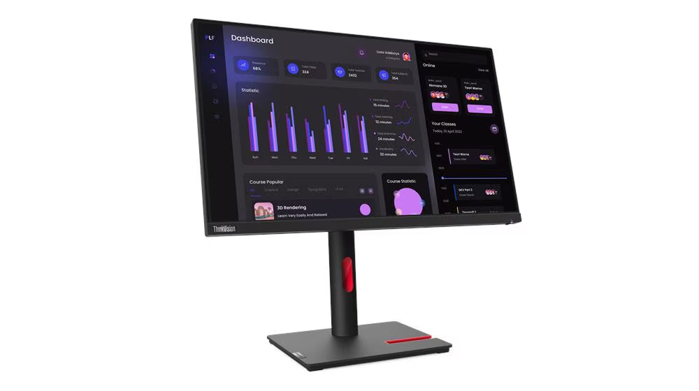 მონიტორი Lenovo ThinkVision T24i-30 23.8" FHD IPS - 63CFMATXEU