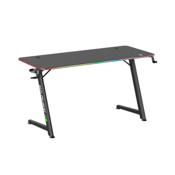 გეიმინგ მაგიდა Vertex Gaming Desk VX-GD-02RGBB RGB განათებით - VX-GD-02RGBB