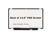 ლეპტოპის ეკრანი 14" FHD 1920x1080 30PINS