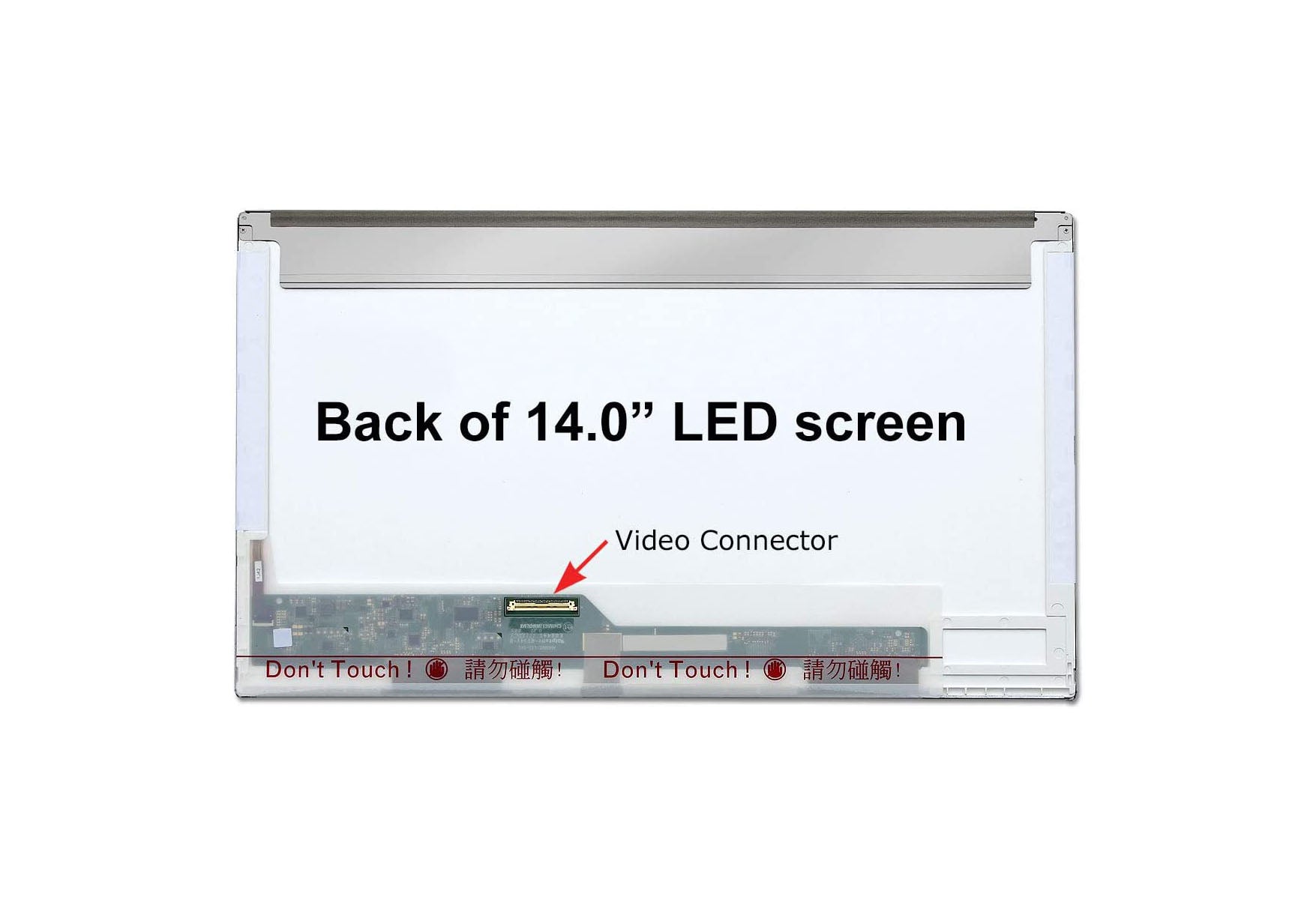 ლეპტოპის ეკრანი 14" HD 1366x768 40PINS - LP140WH4(TL)(B1)