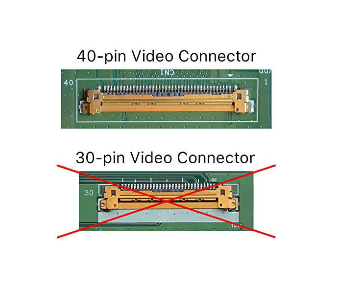 ლეპტოპის ეკრანი 14" HD 1366x768 40PINS