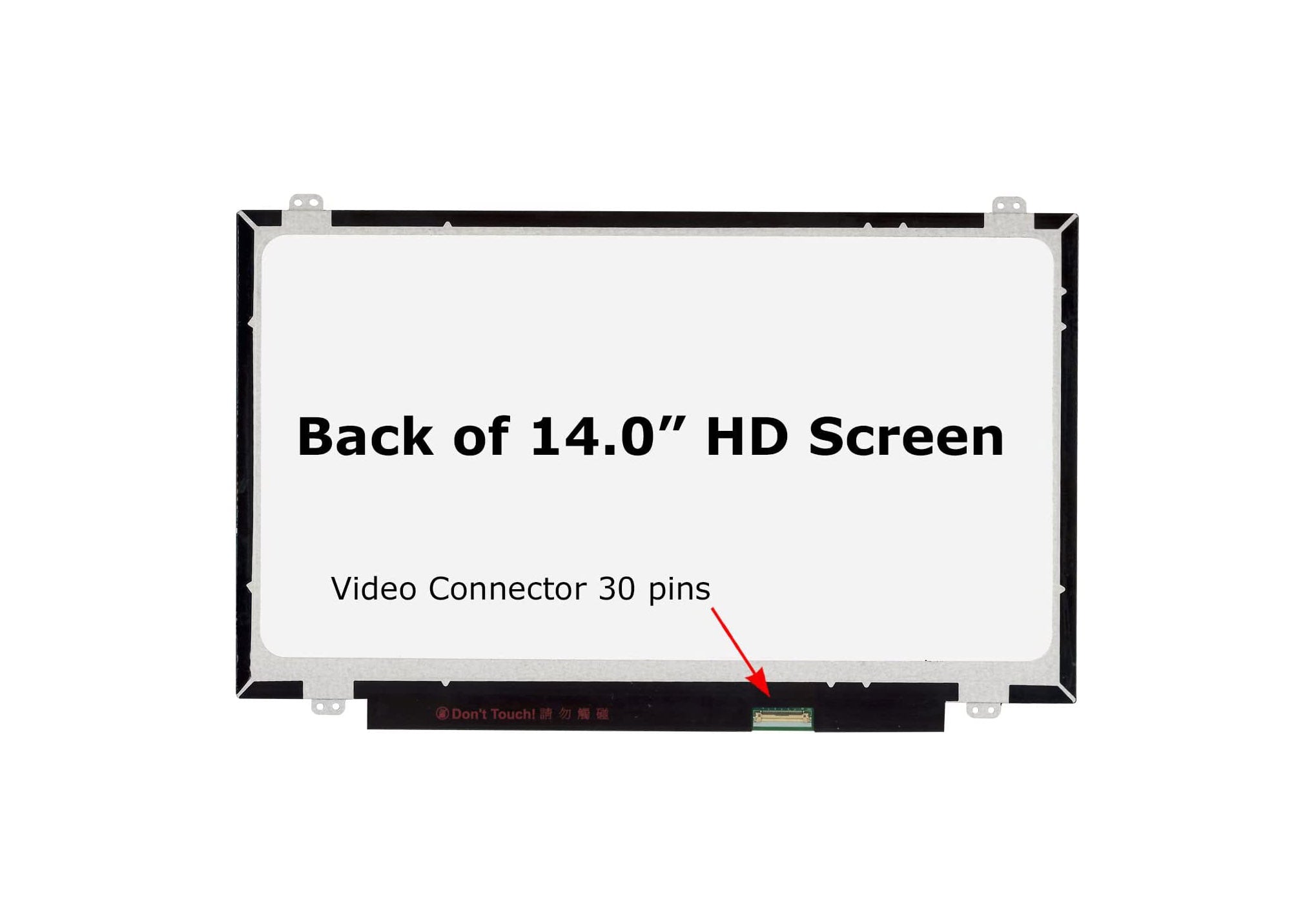 ლეპტოპის ეკრანი 14" HD 1366x768 30PINS SLIM