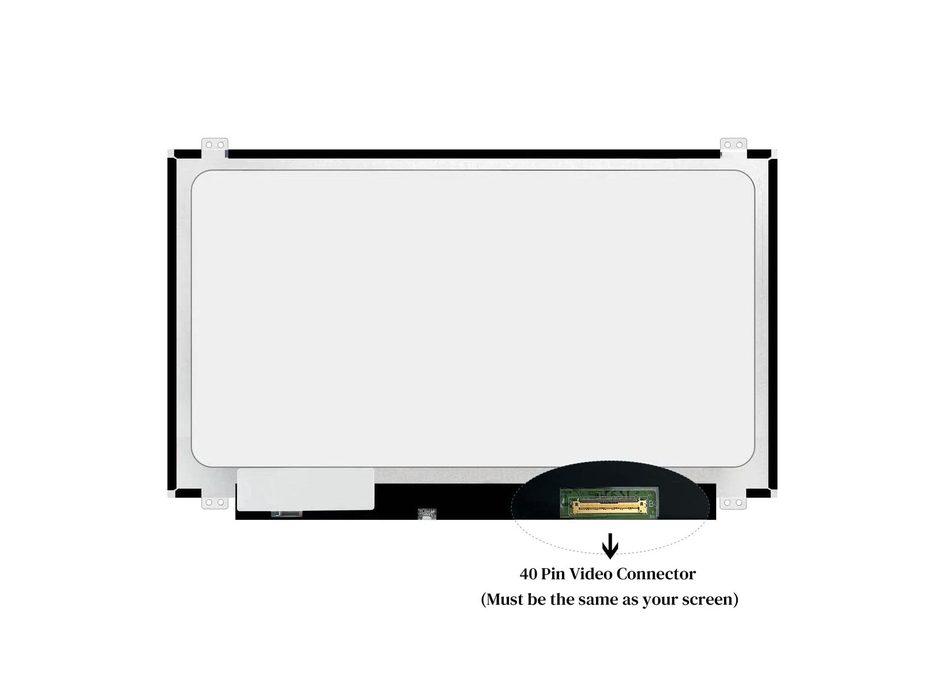 ლეპტოპის ეკრანი 15.6" FHD 1920x1080 40PINS SLIM