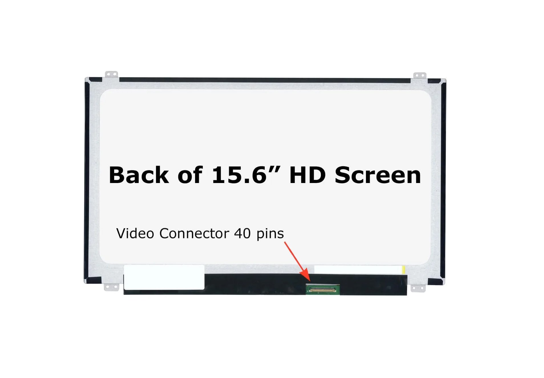 ლეპტოპის ეკრანი 15.6" HD 1366x768 40PINS SLIM