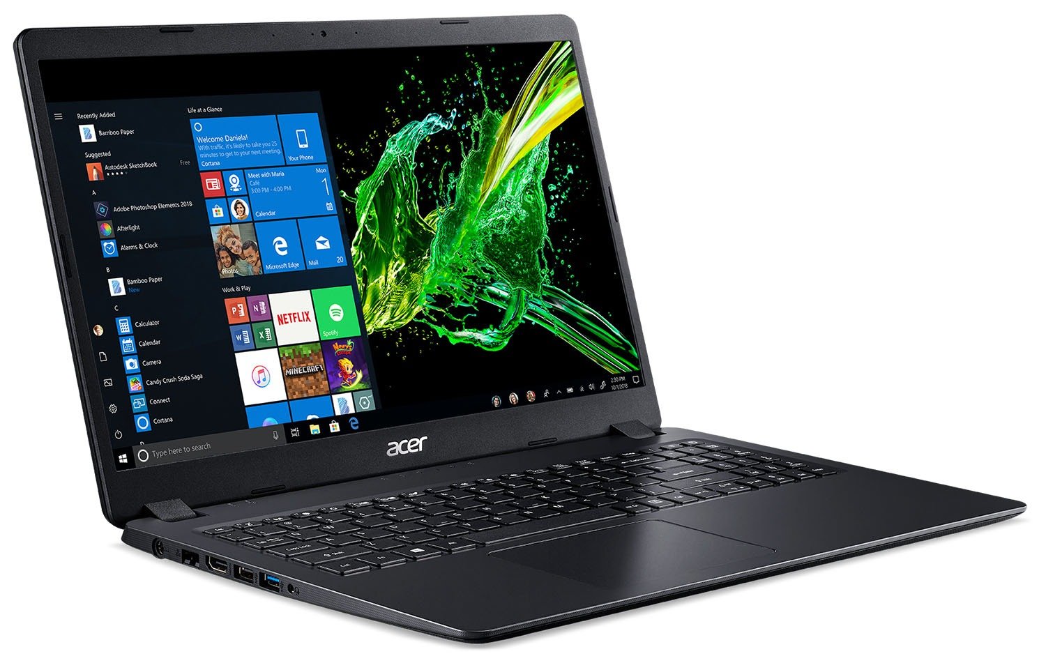 ლეპტოპი Acer Aspire 3 15.6" (i5-1035G1/8GB/1TB HDD/NVIDIA) - NX.HZRER.00U
