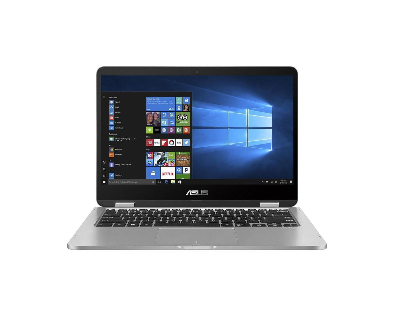 ლეპტოპი Asus VivoBook Flip 14 TOUCH FHD (C-N4020/4GB/128GB SSD) -  TP401MA-EC360T
